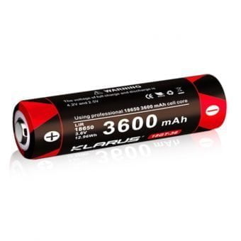 Klarus baterija Li Ion 18650 3600 mAh