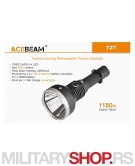 Lampa Acebeam T27 domet 1180 metara