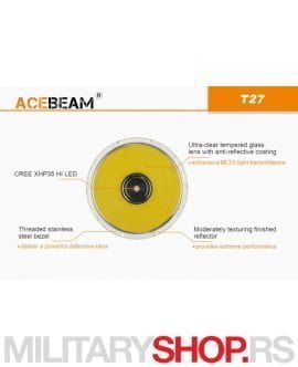 Lampa Acebeam T27 domet 1180 metara