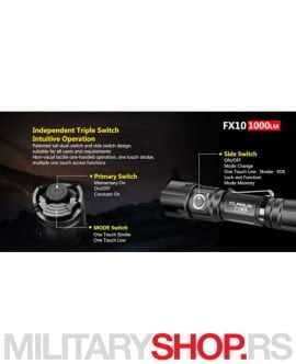 Taktička lampa Klarus FX10