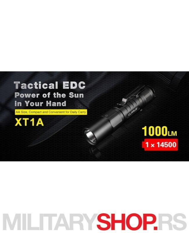 EDC baterijska lampa Klarus XT1A