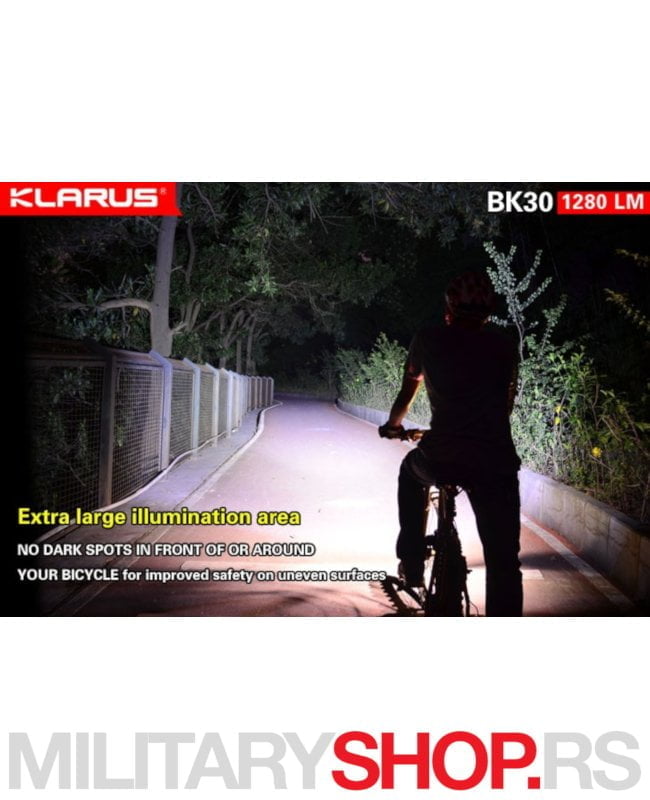 Klarus lampa za bicikl BK30
