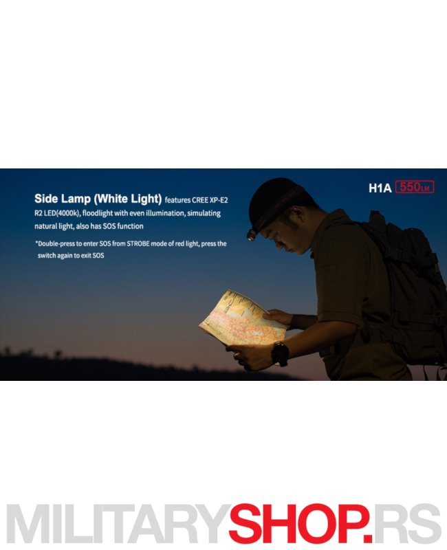 Klarus H1A lampa za glavu