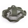 Mesh maska za airsoft zelena
