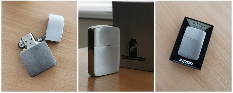 Replika 1941 Zippo upaljač Brush Chrome