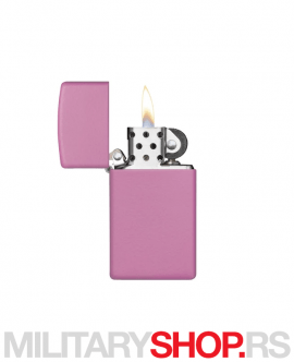Roze upaljač Zippo Pink Slim Matte