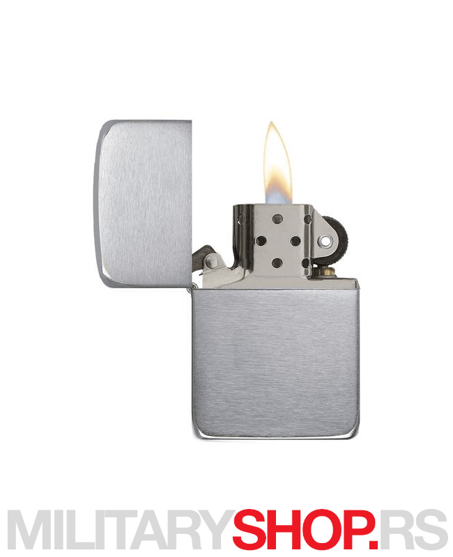 Replika 1941 Zippo upaljač Brush Chrome