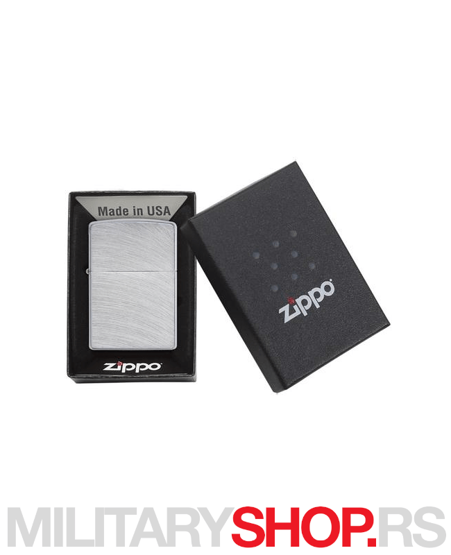Hromirani luk Zippo upaljač Chrome Arch