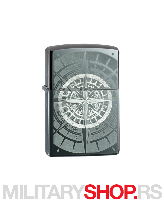 Zippo upaljač sa gravurom kompasa