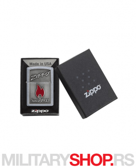 Crveni plamen Zippo upaljač