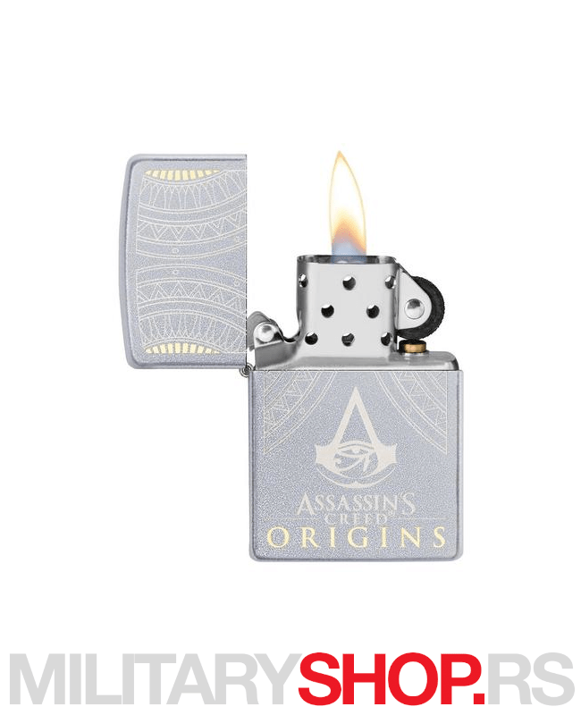Satenski hrom Zippo upaljač Assassins Creed