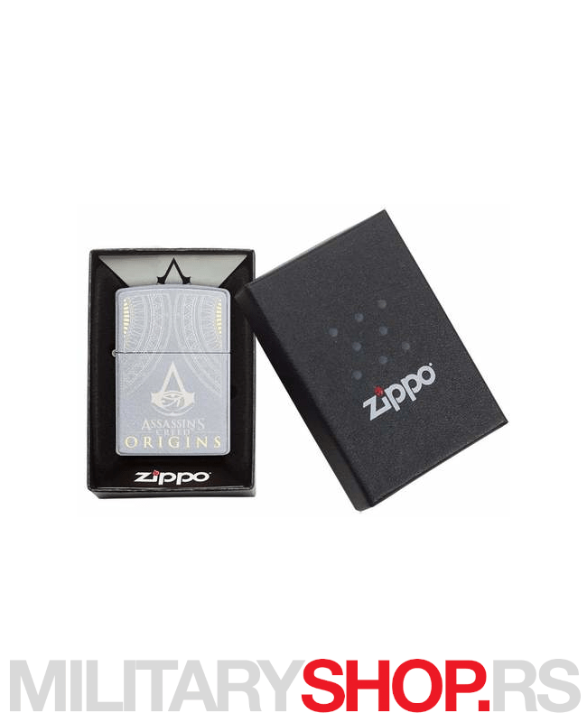 Satenski hrom Zippo upaljač Assassins Creed