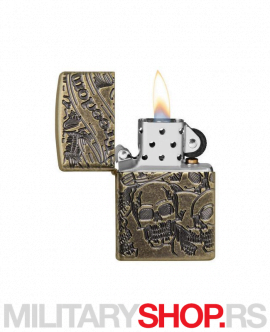 Lobanja slobode Zippo upaljač