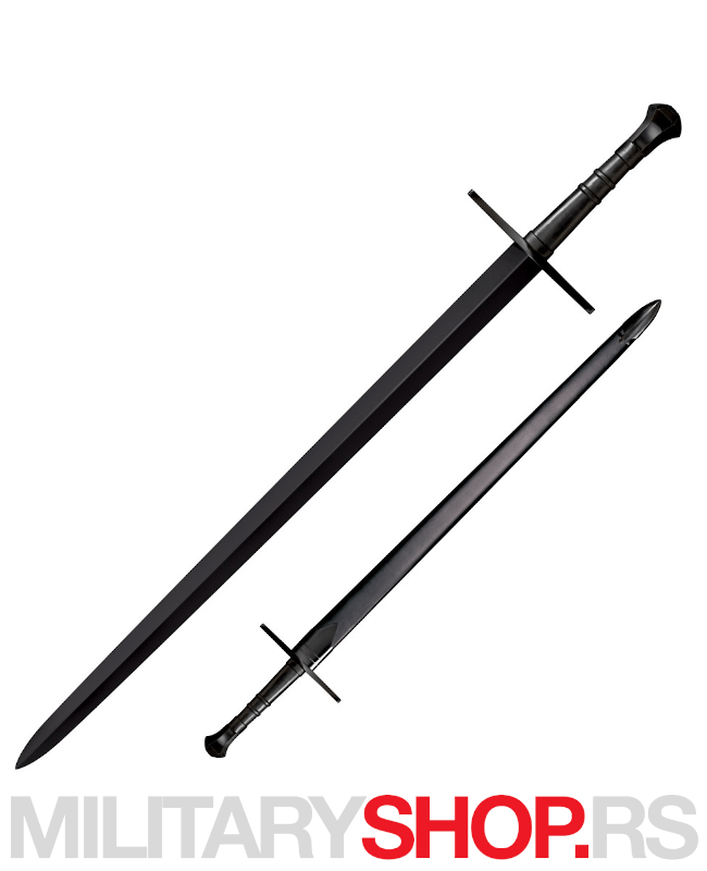 Crni jednoiporučni mač Cold Steel