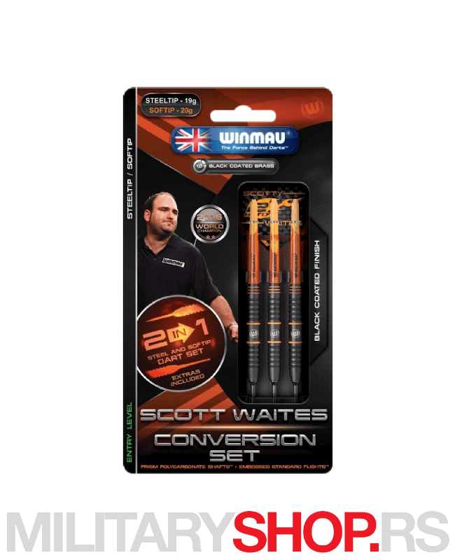 Metalne pikado strelice Scott Waites Conversion