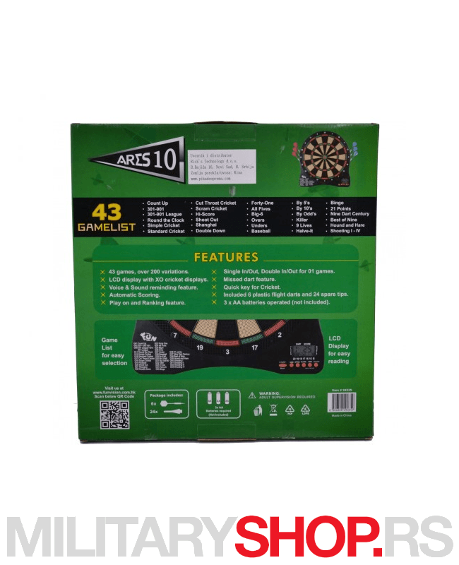 Elektronski pikado aparat Ares 10