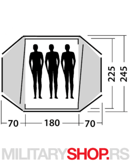 Šator za kampovanje Equinox 300