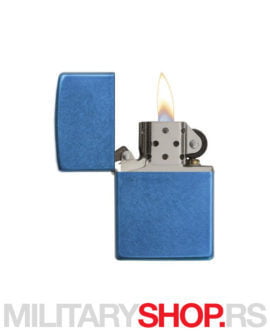 Zippo upaljač metalik plavi Cerulean