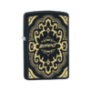 Zippo crni upaljač sa logo dizajnom