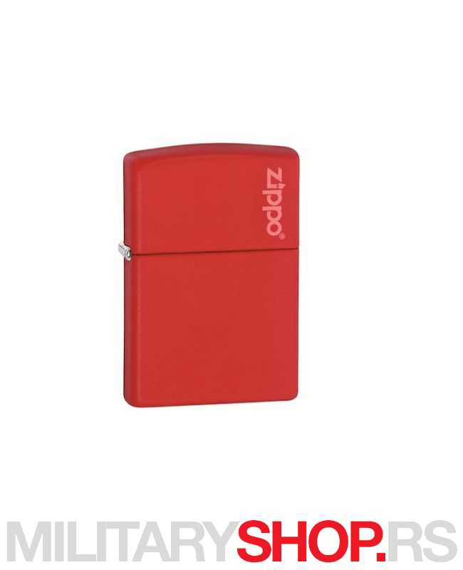 Zippo Upaljač Crveni Mat Sa Logom