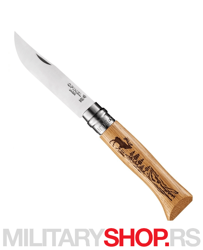 Opinel 8 Inox nož sa jelenom