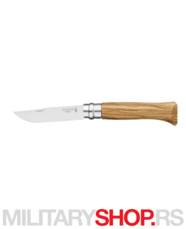 Nerđajući nož s maslinovom drškom Opinel-8