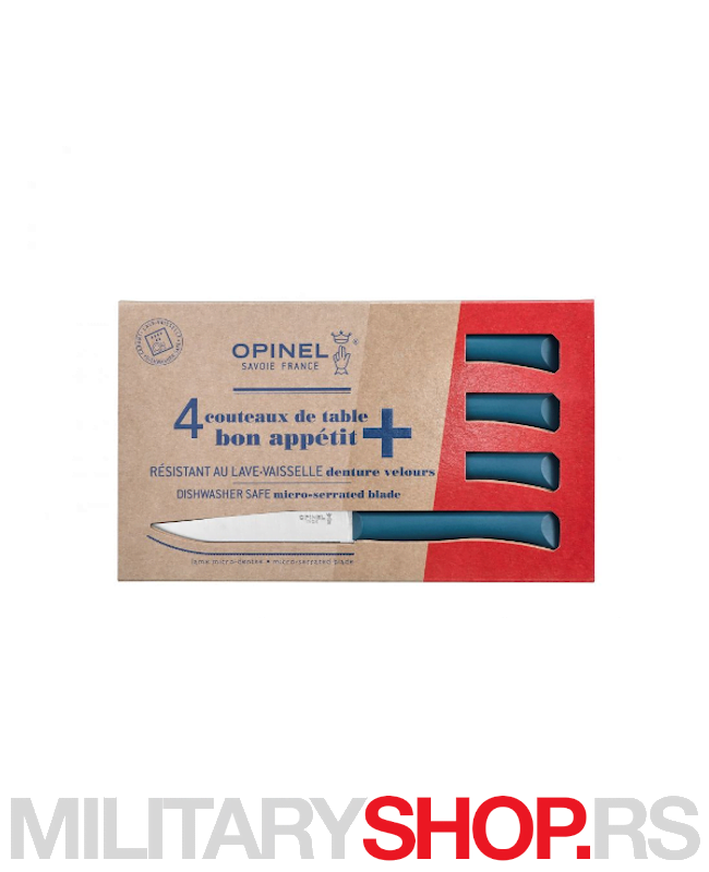 Set nerđajućih noževa Opinel 11 plavi