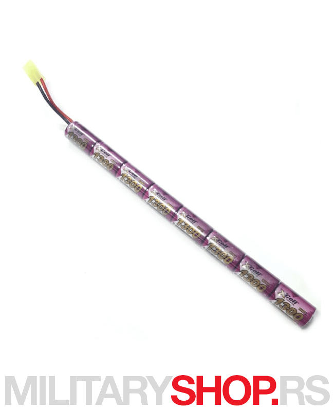 Ni-Mh baterija za airsoft XCell 9.6V 1300mAh
