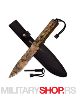 Maskirni nož sa kremenom Survivor HK-796CA