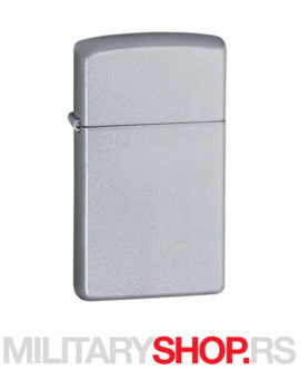 Zippo uži model Slim Satin Chrome