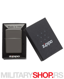 Zippo upaljač metalik-crni Black Ice