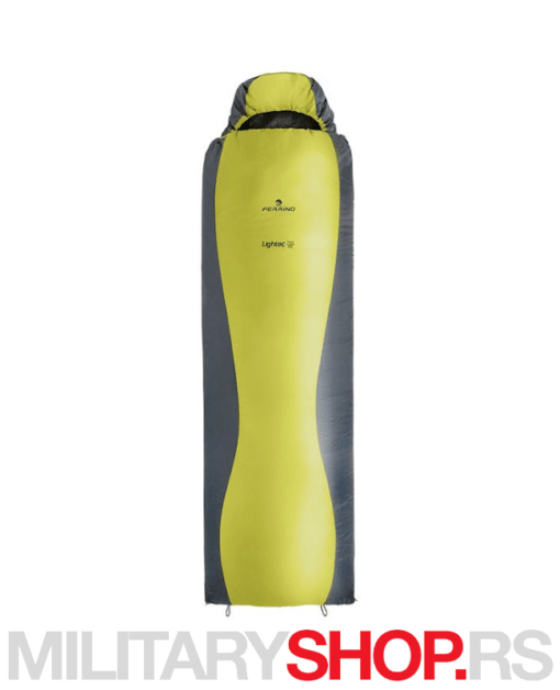 Sacco A Pelo Ferrino Lightec 700 SQ - Leggero, Compressibile, Per Estate E Trekking, Temperatura Confort +20°C