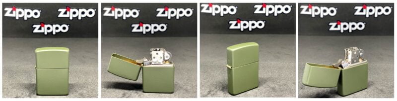Zippo upaljač zeleni matte