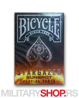 Karte crne boje Bicycle Stargazer Sunspot