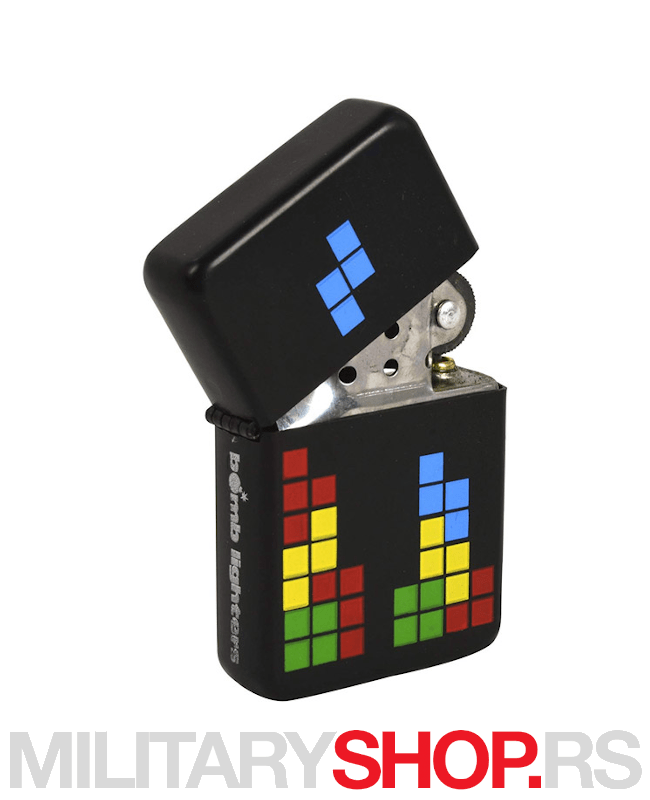 Crni upaljač tetris Bomb Lighters