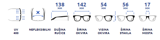 Sunčane naočare UV zaštita Joy NDL1484