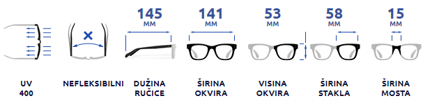 Ženske naočare za sunce Joy NDL2127