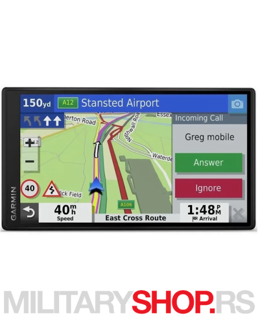 Navitech Custodia Protettiva Viola Per GPS Garmin DriveSmart 55 MT-S 5.5 – Antiuerto, Impermeabile Con Tasca - 2
