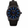 MUŠKI CARBON Q&Q SAT BLACK&BLUE BOJE
