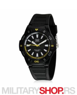 MUŠKI KVARCNI Q&Q SAT BLACK HORNET