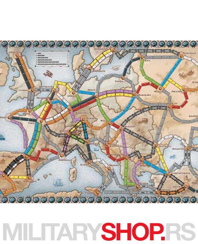 Društvena igra Ticket To Ride Europe