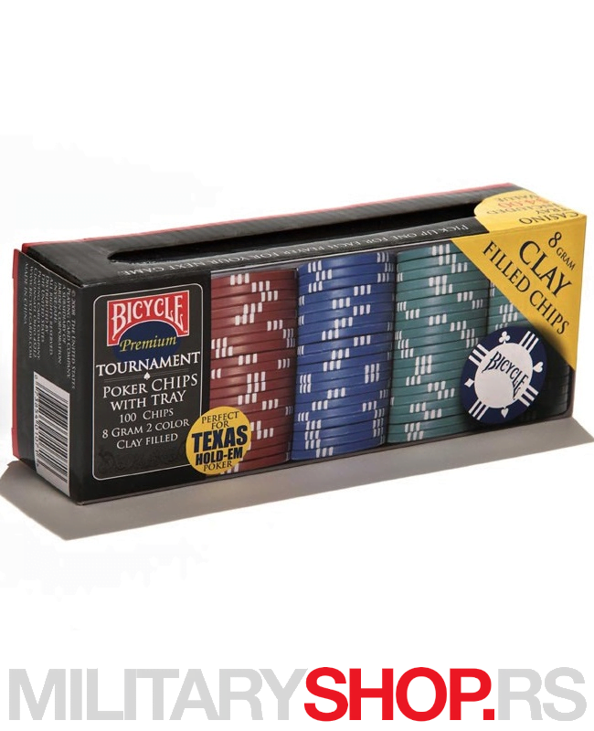 Poker čipovi profesionalni set Bicycle Premium