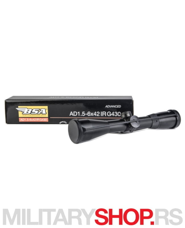 Optički nišan BSA AD 1.5-6x42 IRG4