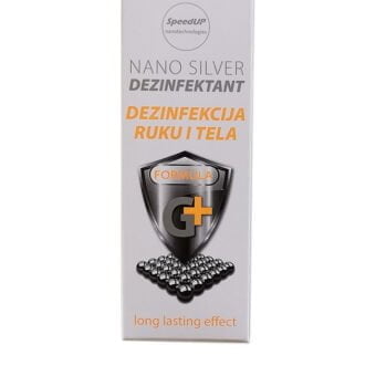 Zaštitni nano silver dezinfektant za ruke, telo i maske 25 ml