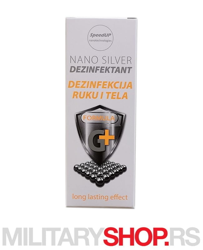 Zaštitni nano silver dezinfektant za ruke, telo i maske 25 ml