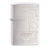 Zippo brushed chrome laserski graviran 49206