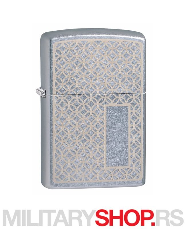 Zippo gravirani srebrni Street upaljač 49212