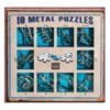 Plavi set od 10 metalnih mozgalica