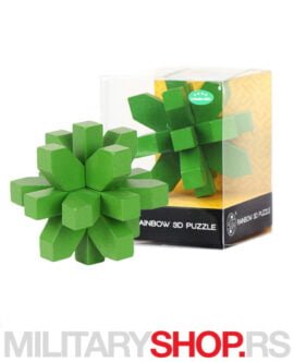 3D mozgalica zeleni cvet