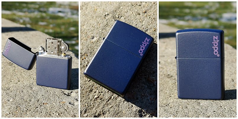 Upaljač Teget Navy Mat Sa Zippo Logom